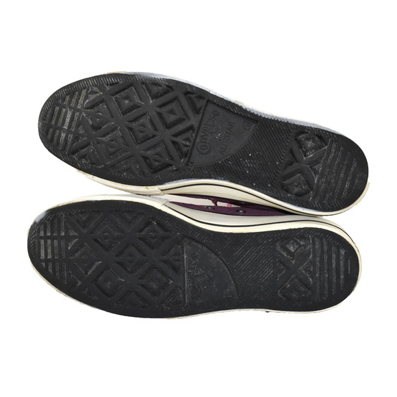 A8 Auth CONVERSE CHUCK TAYLOR Shadowberry Suede Platform Sneaker Shoes Size 8.5 - Picture 6 of 7